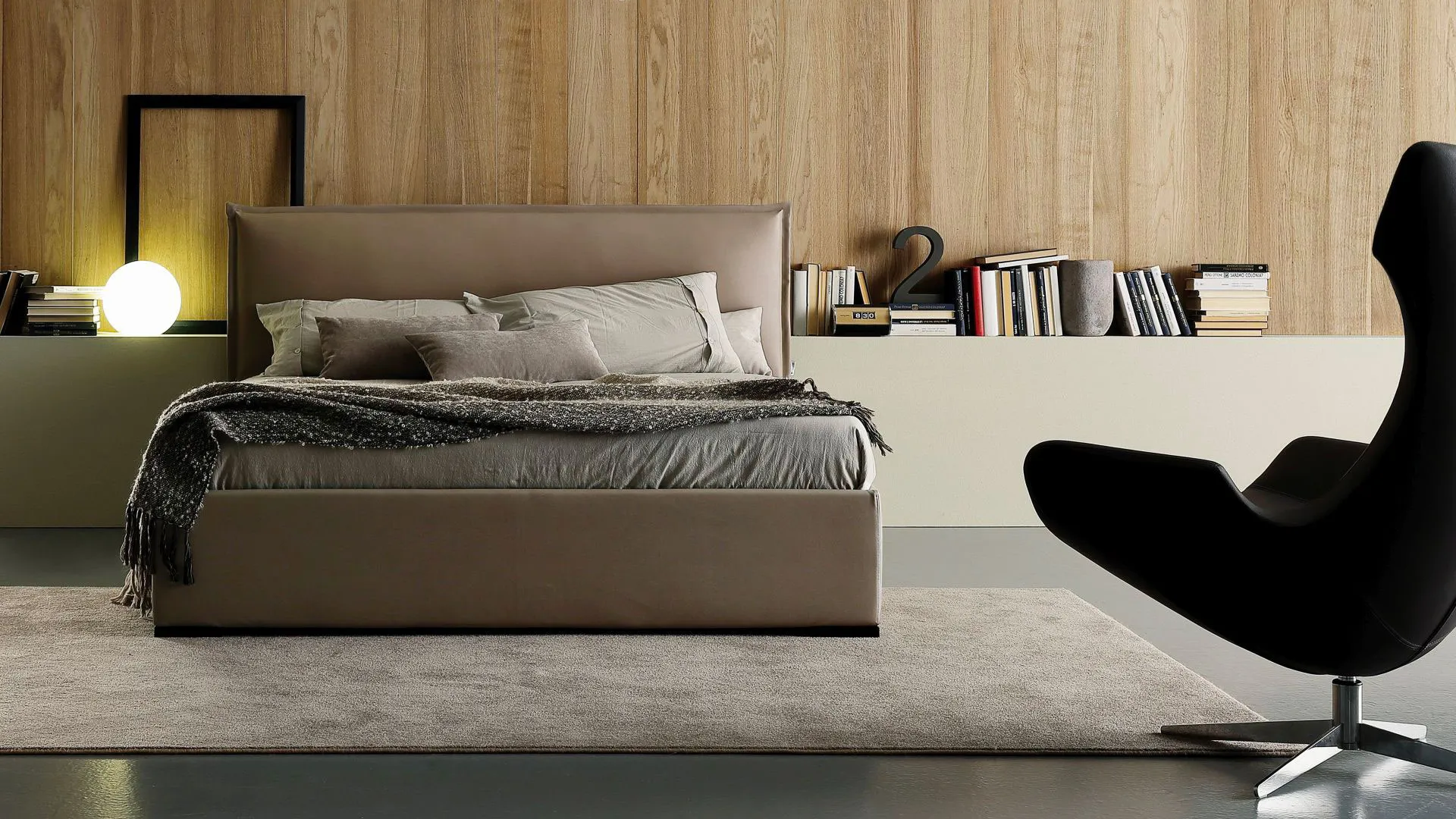 Michelle upholstered bed by Lanuit
