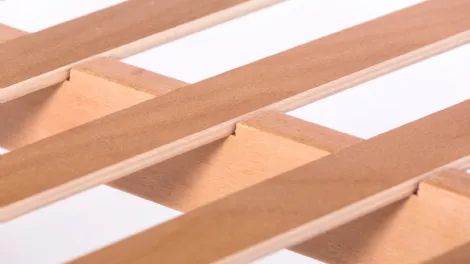 Recessed beam slat